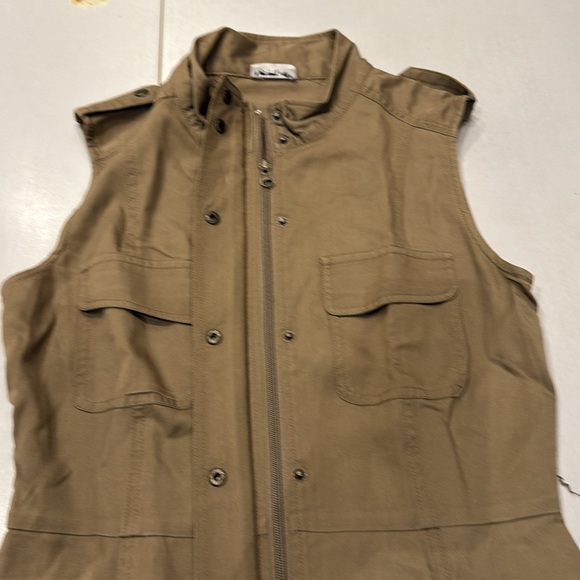 Calvin Klein Khaki Button-Up Dress - Picture 8 of 10